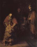 REMBRANDT Harmenszoon van Rijn Return of the veloren son china oil painting reproduction